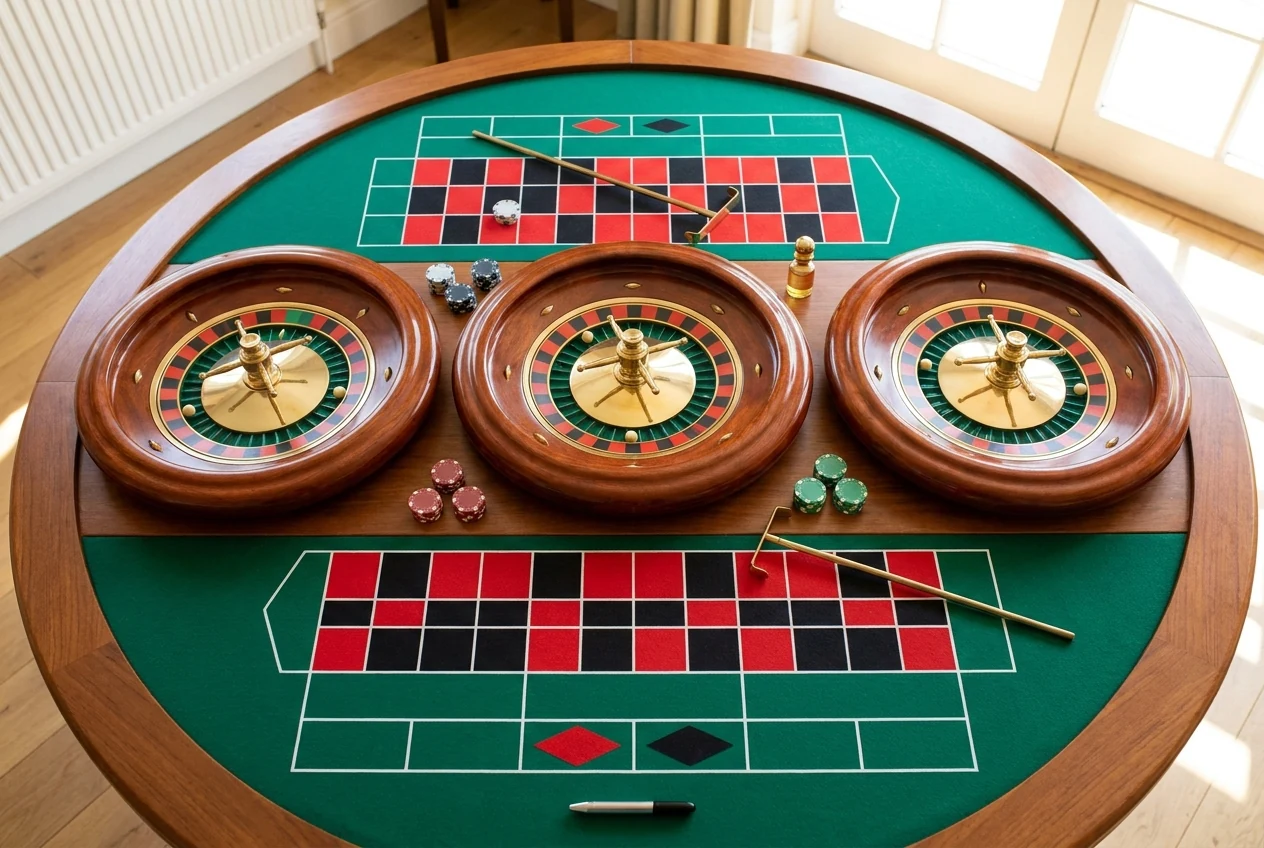 3 Wheel Roulette at live blackjack australia