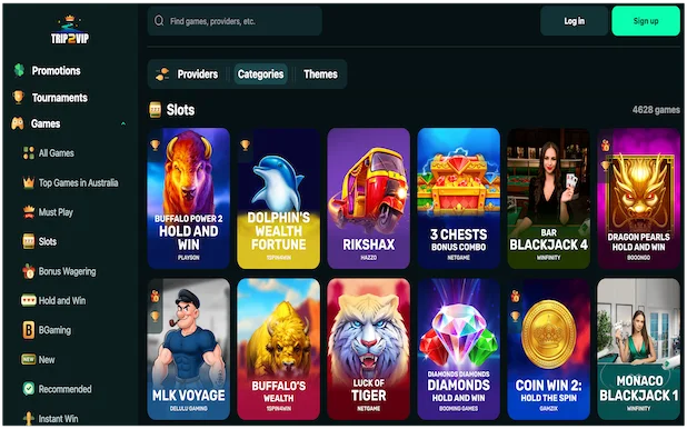 Trip2Vip Online Casino: Slots and Exclusive Games